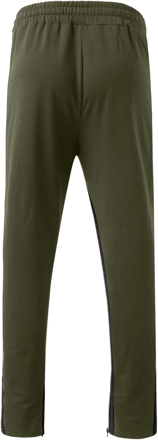 Mens Hiking Outdoor Recreation Pants Fleece Sweat Pants Mens Baggy Pants Joggers with Pockets Mens Sweatpants Fleece