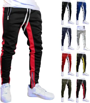 Mens Hiking Outdoor Recreation Pants Fleece Sweat Pants Mens Baggy Pants Joggers with Pockets Mens Sweatpants Fleece
