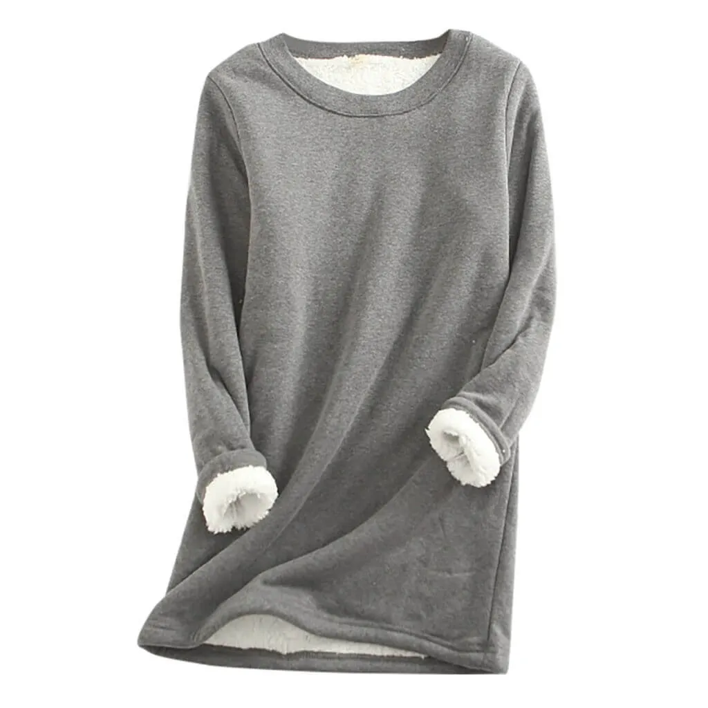 Millie  | Fleece Lined Sweatshirt Dress