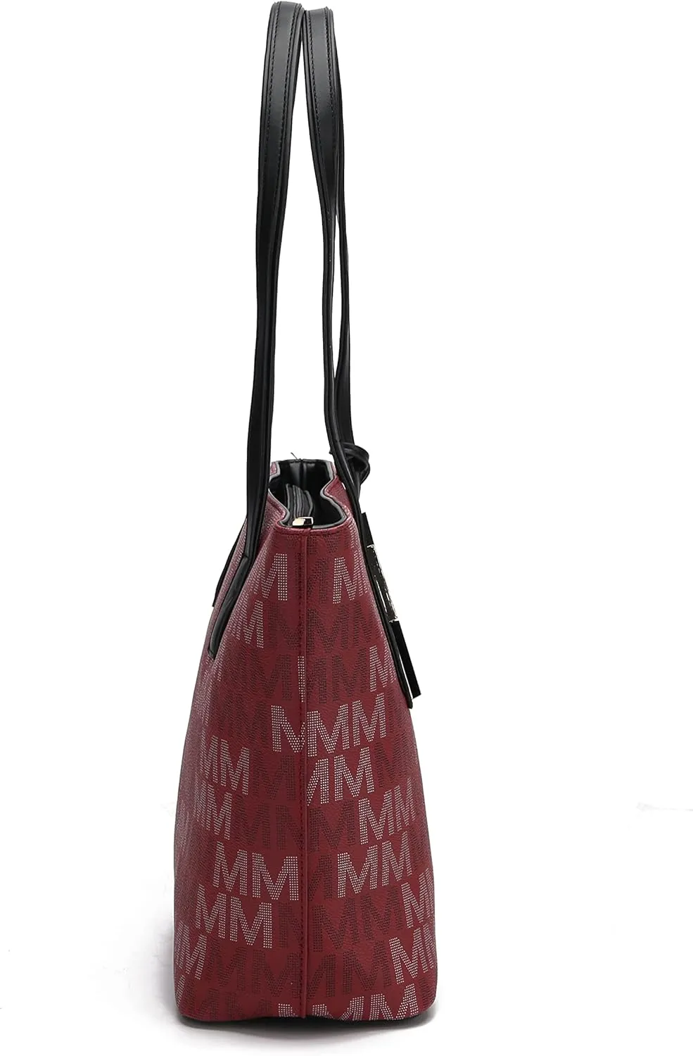 MKF Collection 3-PC Set, Shoulder Bag for Women, Small Tote Bag & Wristlet Purse  Top Handle PU Leather Handbag by Mia K