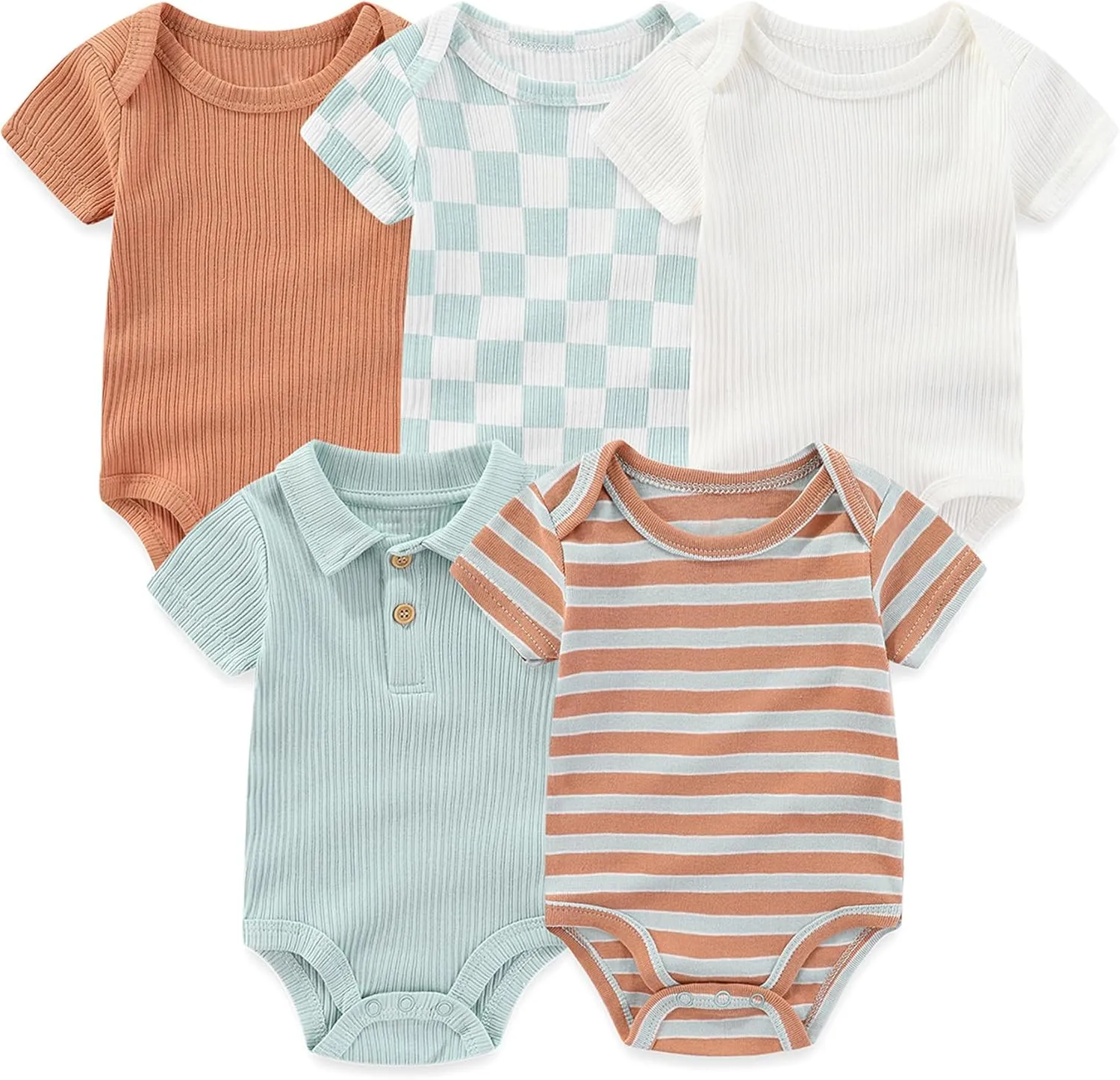Newborn Layette Gift Set 20-Piece Cotton Baby Boy Girl Clothes Essentials and Accessories