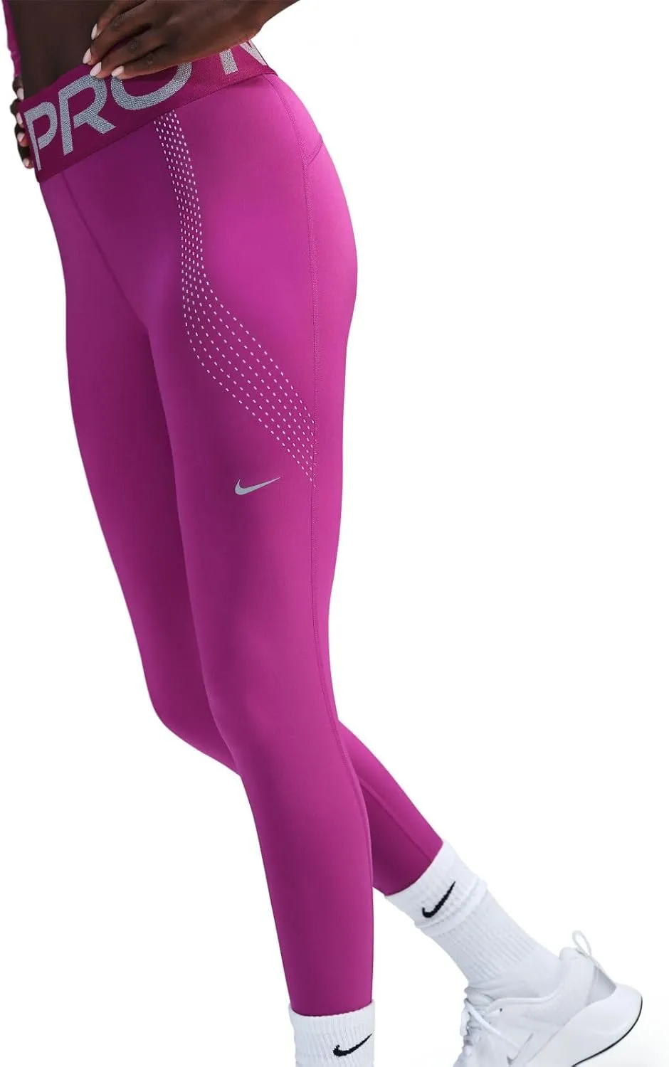 Nike Pro Sculpt Women's High-Waisted 7/8 Leggings (FV7948-518, Hot Fuchsia)