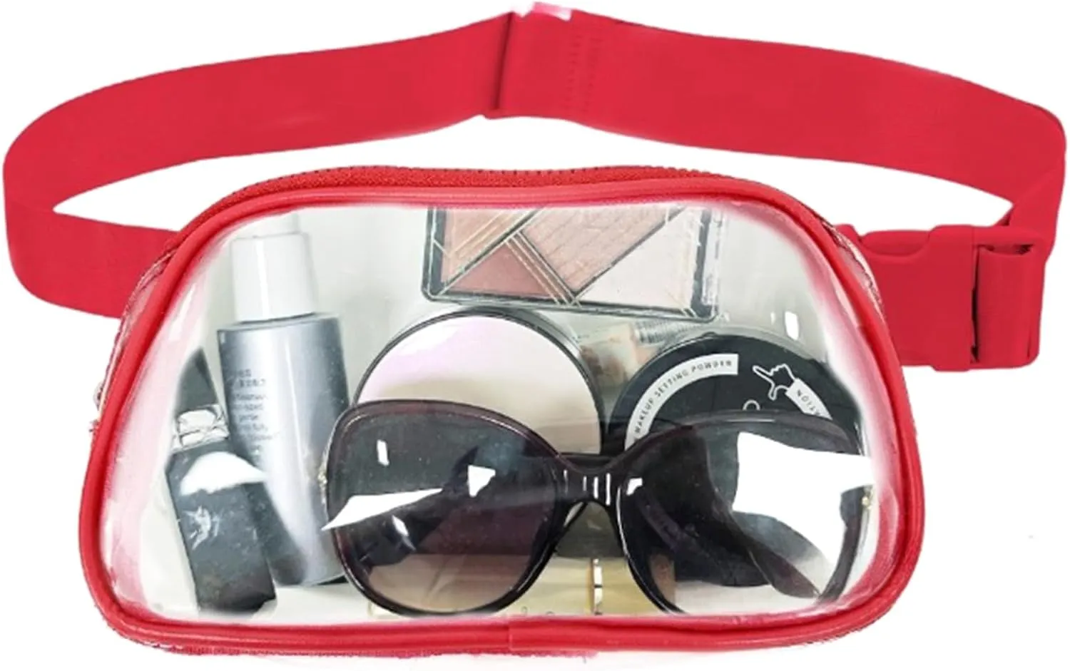 PVC Waterproof Waist Bag, Transparent Outdoor Sports Crossbody Chest Bag, Fashion Casual Travel Shoulder Pouch For Girl Boy