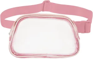 PVC Waterproof Waist Bag, Transparent Outdoor Sports Crossbody Chest Bag, Fashion Casual Travel Shoulder Pouch For Girl Boy