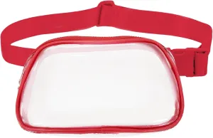PVC Waterproof Waist Bag, Transparent Outdoor Sports Crossbody Chest Bag, Fashion Casual Travel Shoulder Pouch For Girl Boy