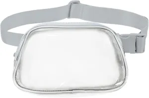 PVC Waterproof Waist Bag, Transparent Outdoor Sports Crossbody Chest Bag, Fashion Casual Travel Shoulder Pouch For Girl Boy