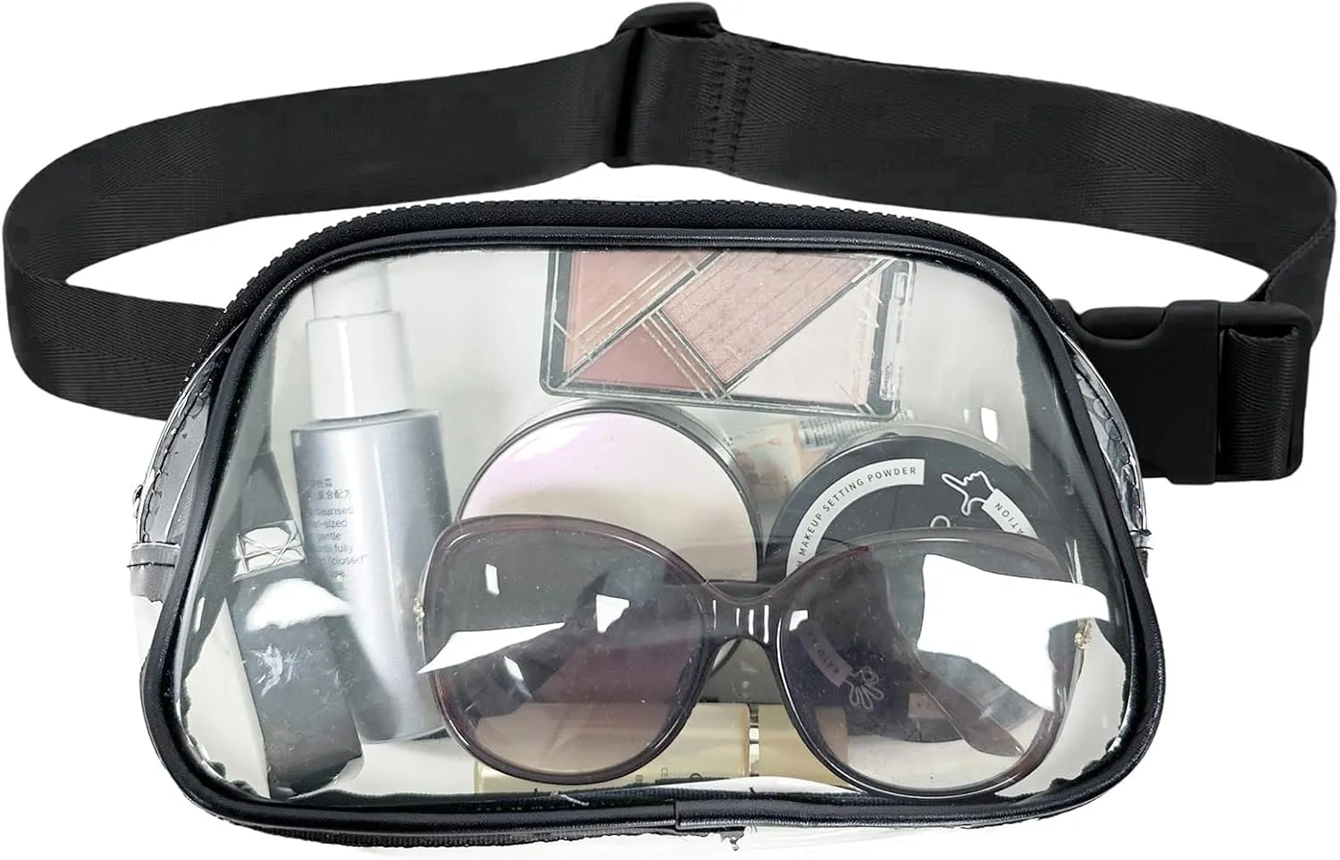 PVC Waterproof Waist Bag, Transparent Outdoor Sports Crossbody Chest Bag, Fashion Casual Travel Shoulder Pouch For Girl Boy
