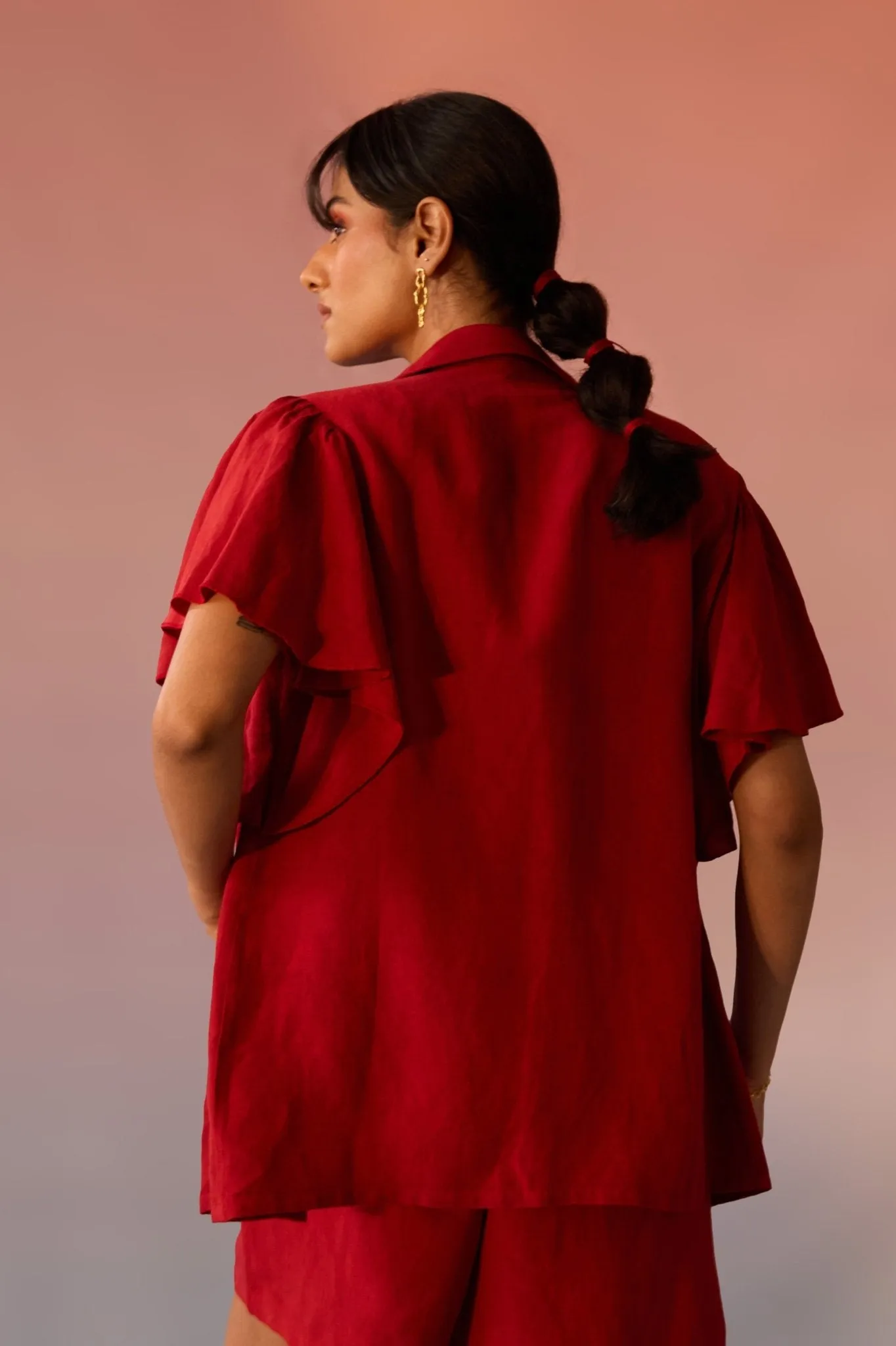 Shell Embroidery Shirt