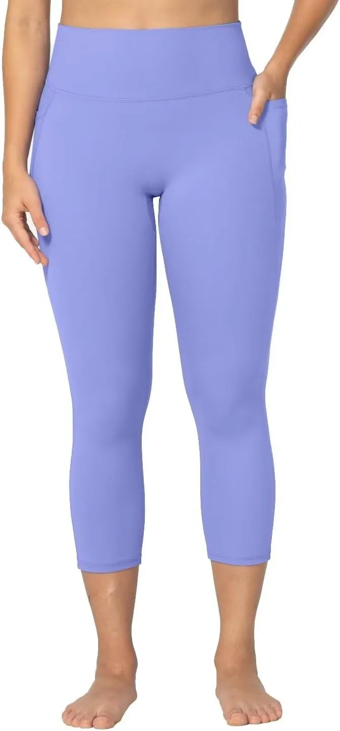 Sunzfly Invisible Butt Scrunch Workout Leggings with Pockets for Women, No Front Seam Gym Yoga Pants with Tummy Control