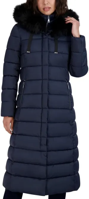 TAHARI T Womens Nellie Puffer Maxi Parka Coat