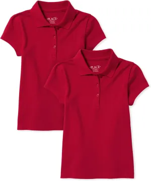 The Childrens Place Multipack Short Sleeve Pique Polo