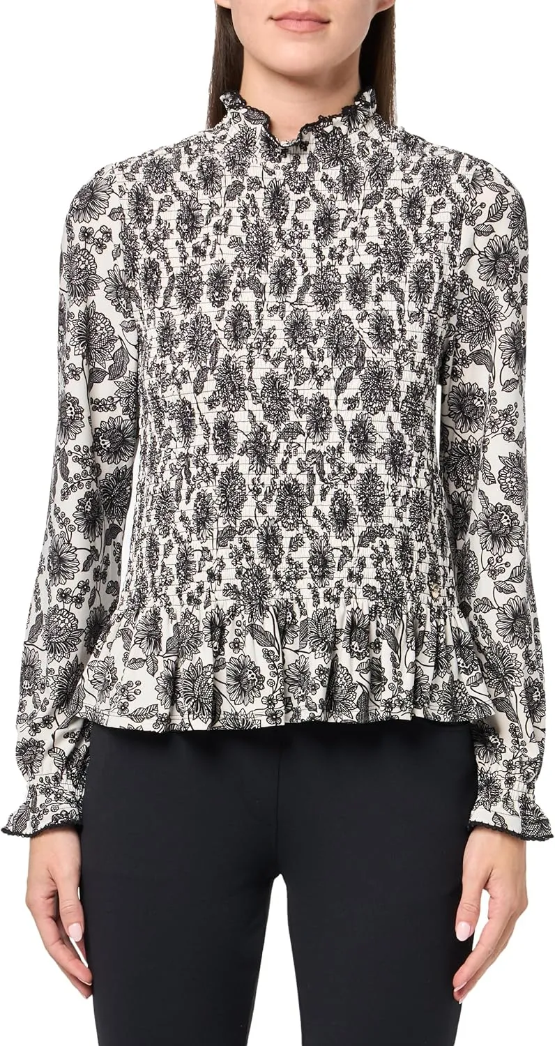 Tommy Hilfiger Women's Mockneck Long Sleeve Knit Sportswear Top