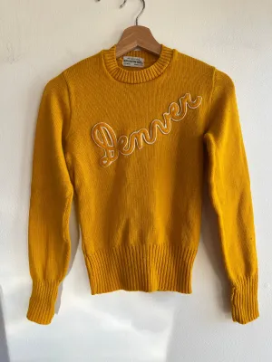 Vintage 1960s Denver Varsity Sweater