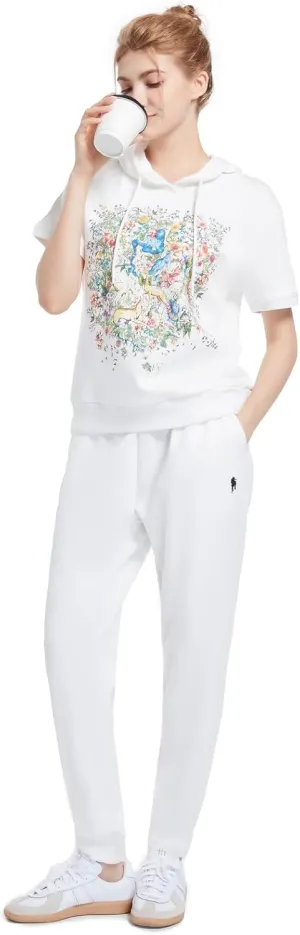 W JIANWANG Women's 2 Piece Lounge Sets for Women Tracksuit Sets Short Sleeve Sweatsuits for Women Travel Outfits