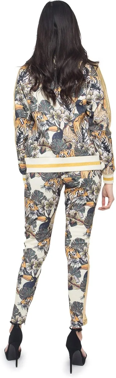 Women's 2 Piece Tracksuit Set - Long Sleeve Sweatshirts and Sweat Pants