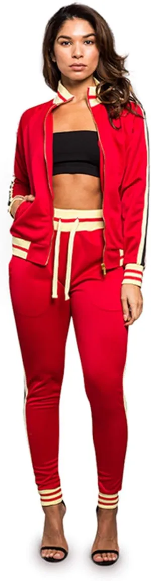 Women's 2 Piece Tracksuit Set - Long Sleeve Sweatshirts and Sweat Pants