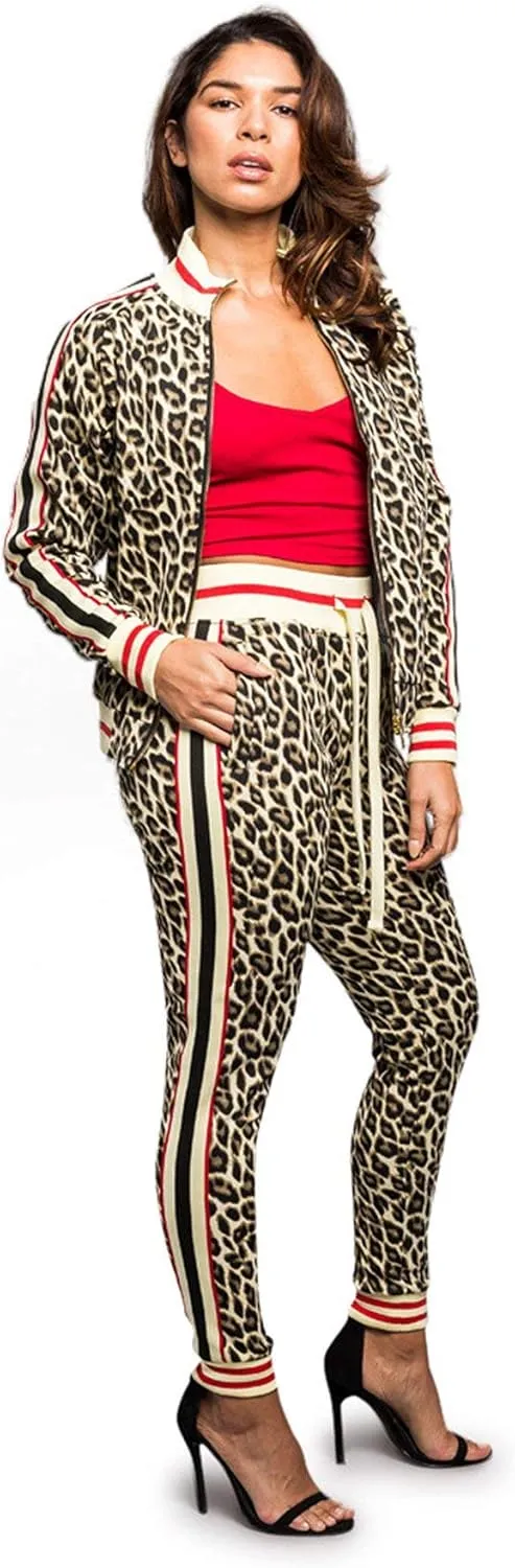 Women's 2 Piece Tracksuit Set - Long Sleeve Sweatshirts and Sweat Pants