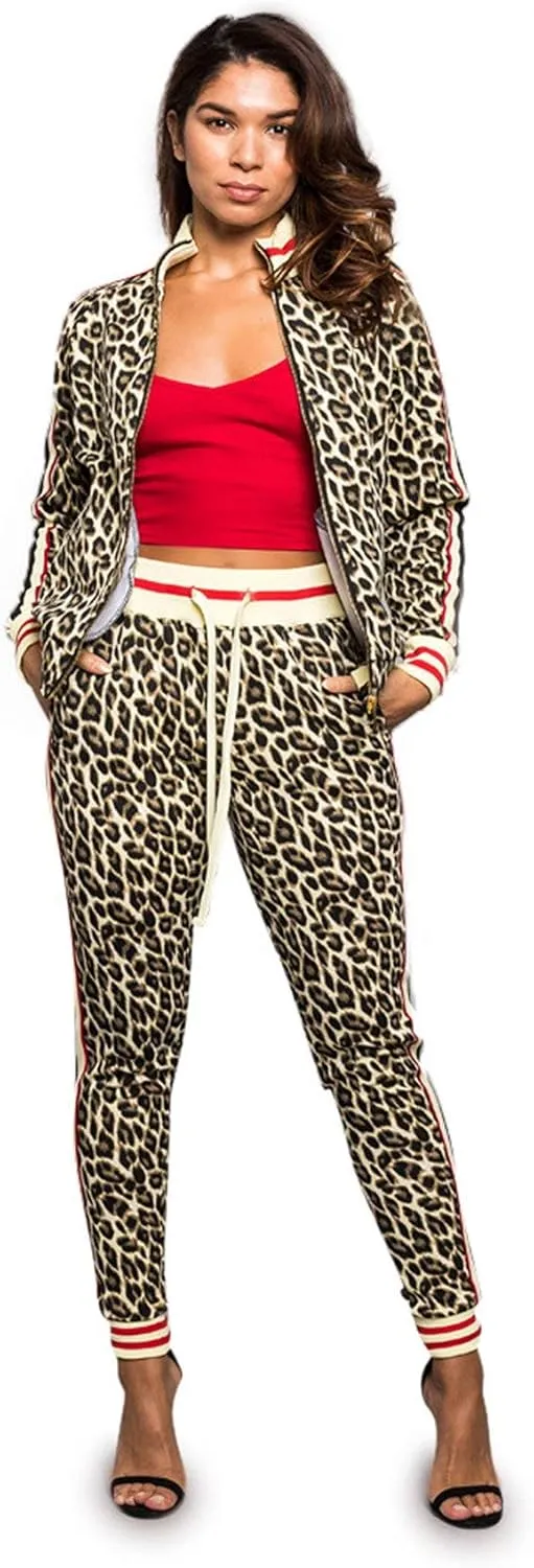Women's 2 Piece Tracksuit Set - Long Sleeve Sweatshirts and Sweat Pants