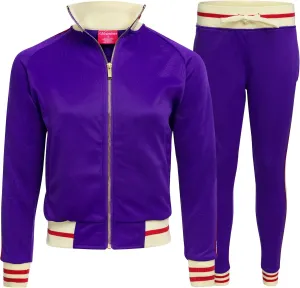 Women's 2 Piece Tracksuit Set - Long Sleeve Sweatshirts and Sweat Pants