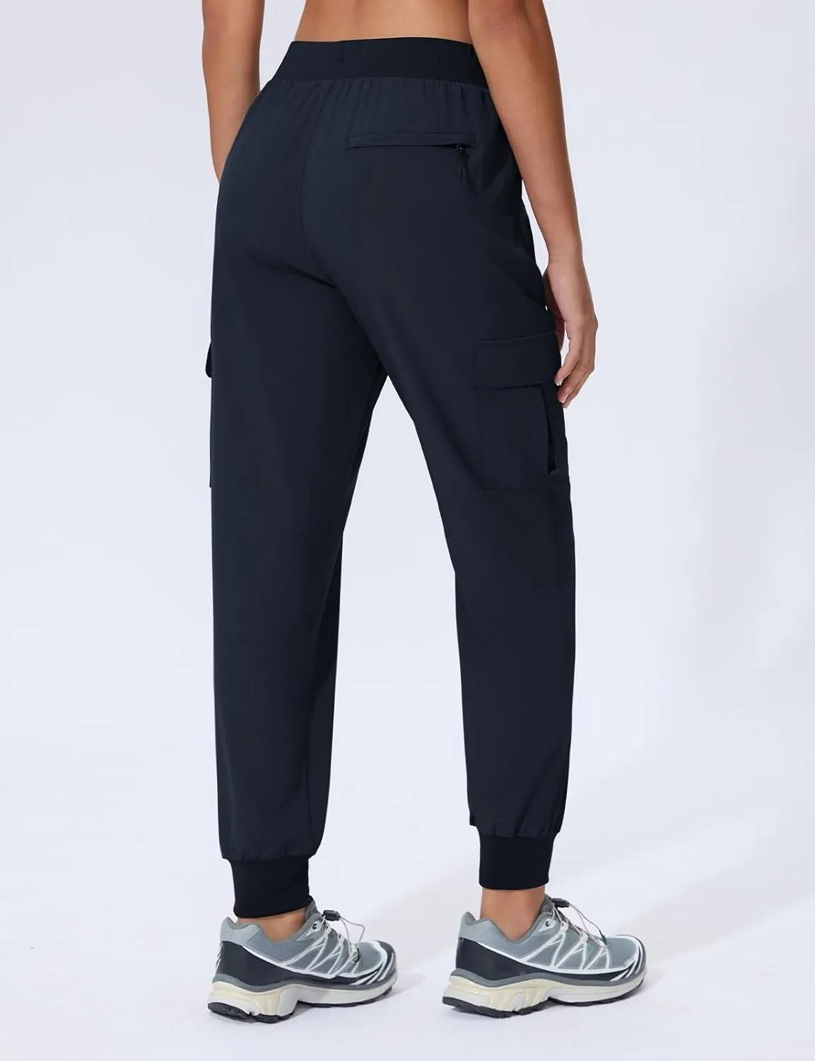 Women's Cargo Joggers Quick Dry Hiking Joggers UPF 50  Lightweight Athletic Jogger Pants Travel Water Resistant