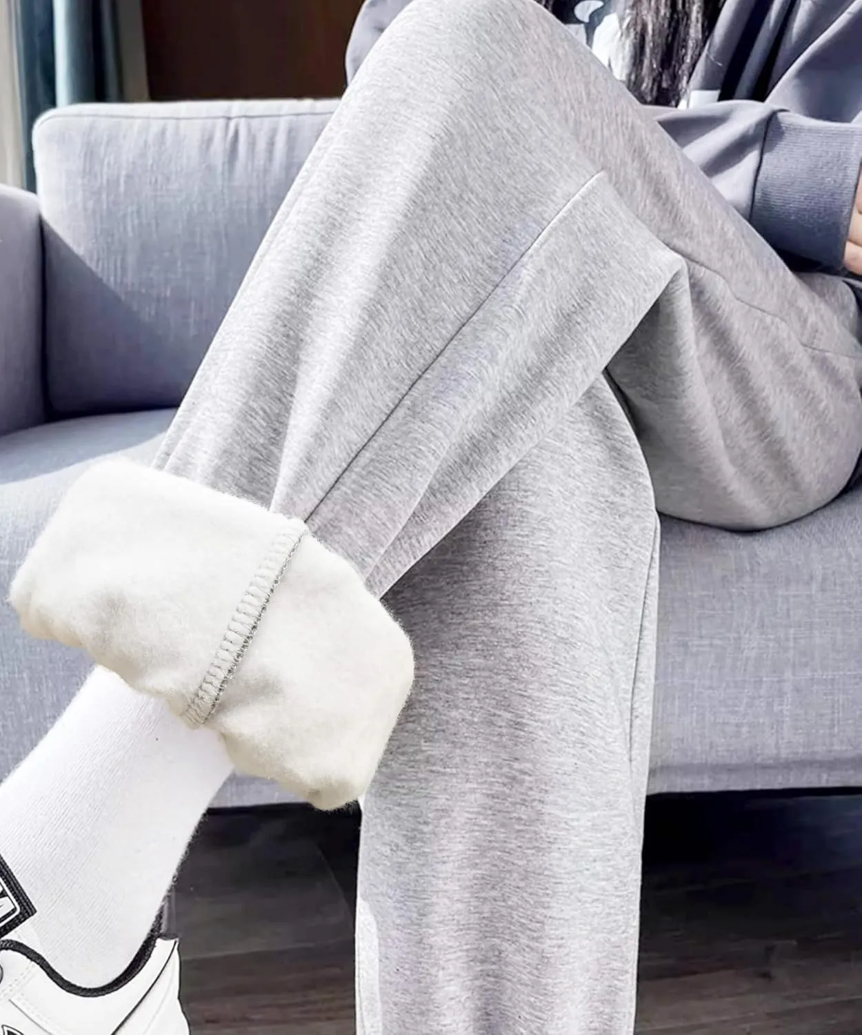YLDUJ AMUM Women's Sweatpants Casual Drawstring Sweat Pants Workout Athletic Joggers with Pockets